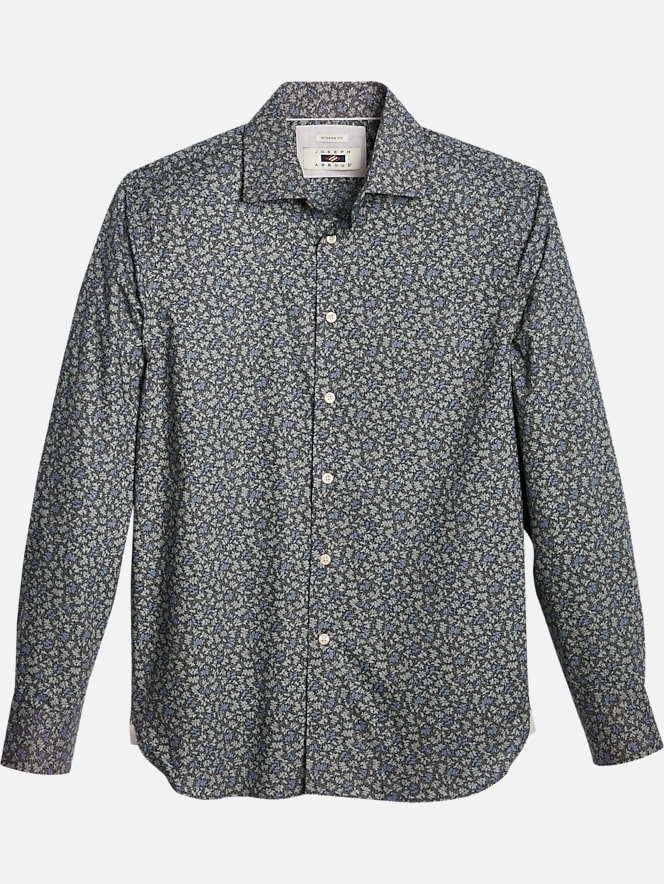 Joseph Abboud Modern Fit Spread Collar Woven Sport Shirt | All Sale ...