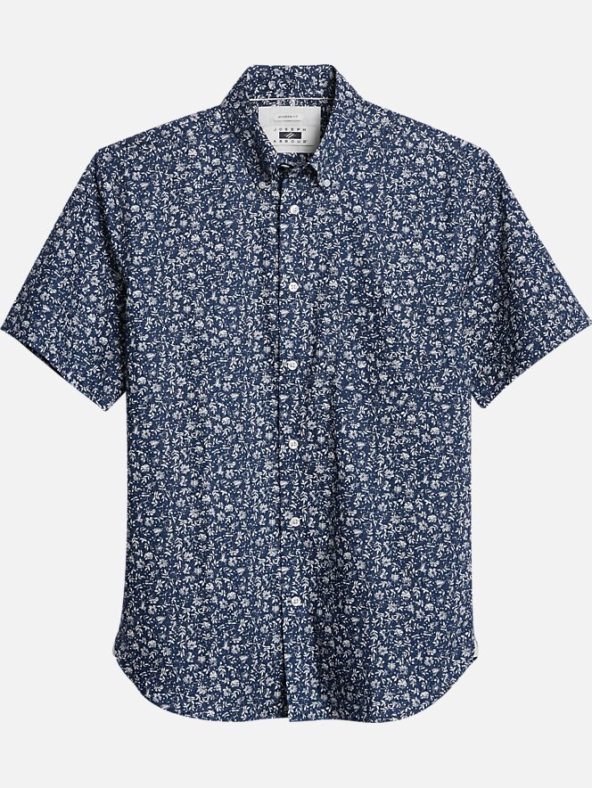 Joseph Abboud Modern Fit Short Sleeve Sport Shirt | All Clearance $39. ...