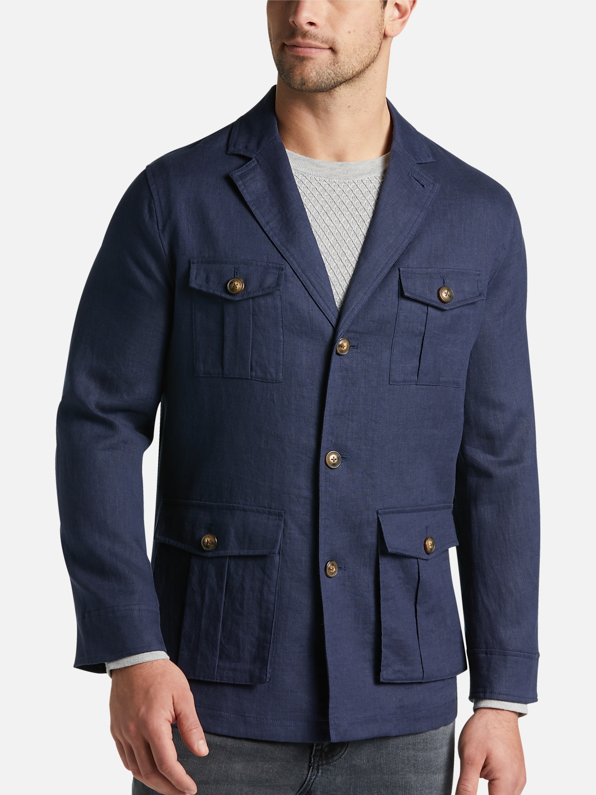 Joseph Abboud Modern Fit Linen Jacket | All Sale| Men's Wearhouse
