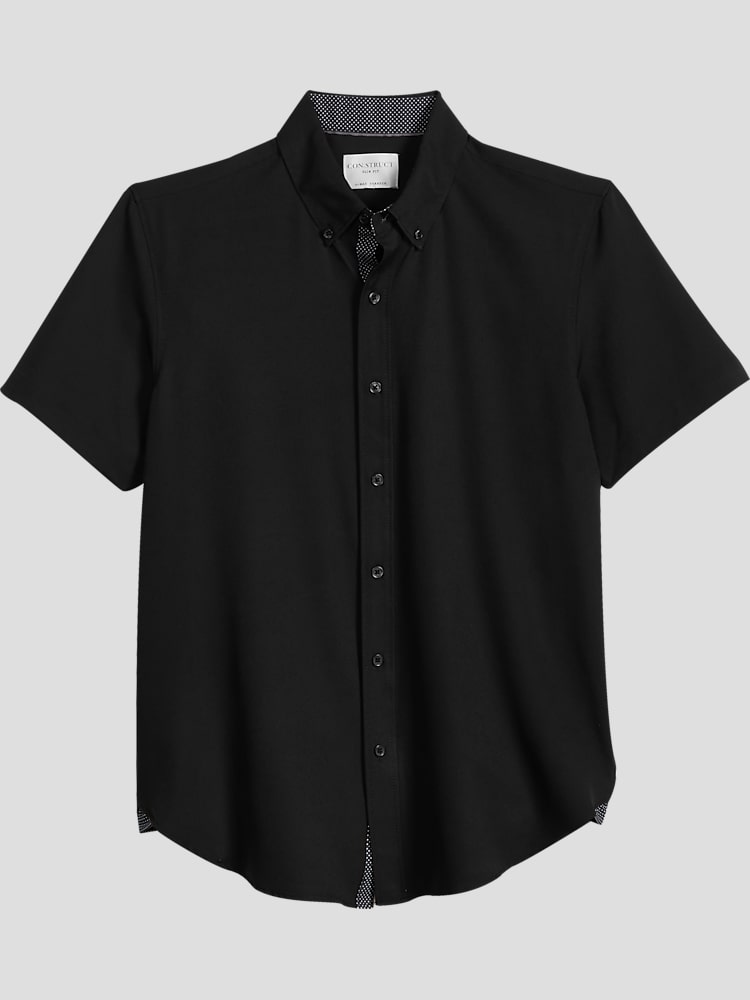 Con.Struct Slim Fit Short Sleeve Sport Shirt Sport Shirts Men s Wearhouse