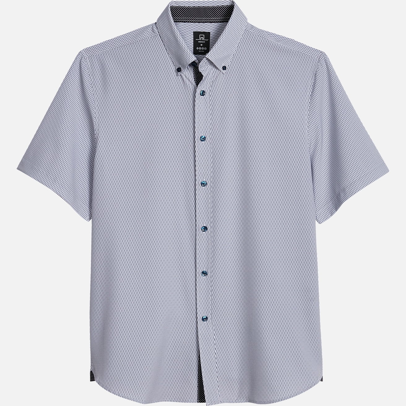 Michael Strahan Modern Fit Short Sleeve Sport Shirt