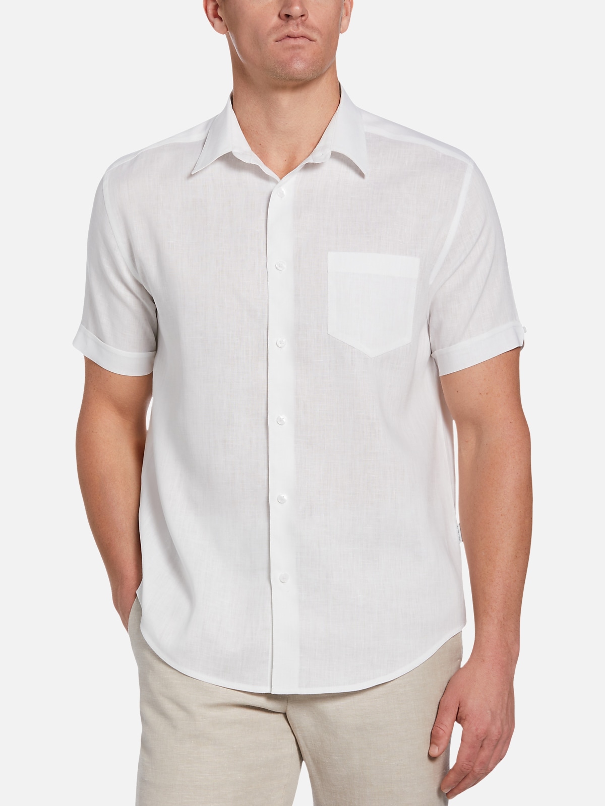 Cubavera Modern Fit TravelSelect Linen Blend Shirt | All Sale| Men's ...