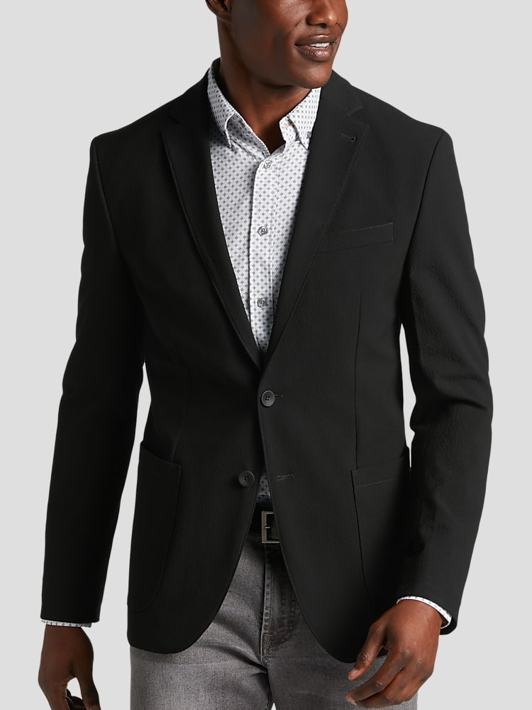 Regular Fit Sports Jacket Black