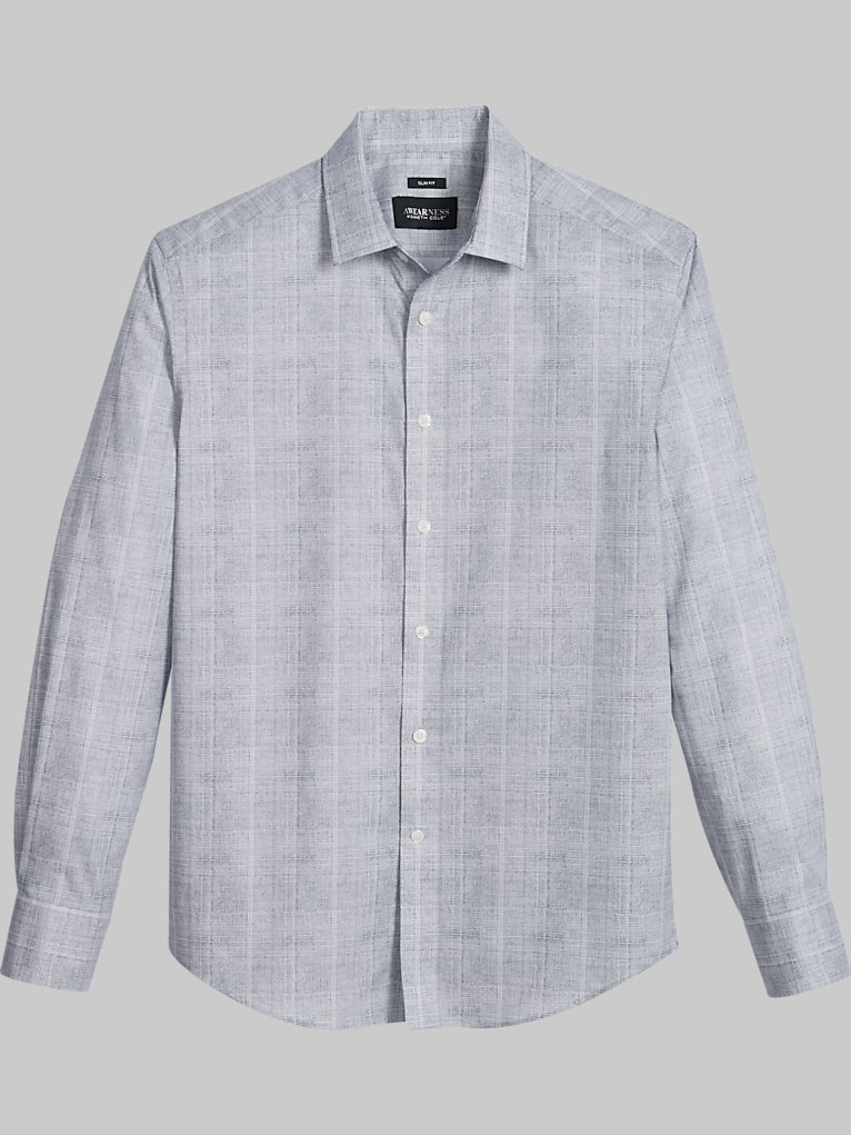 Awearness Kenneth Cole Slim Fit Spread Collar Sport Shirt | Sport Shirts | Men's Wearhouse
