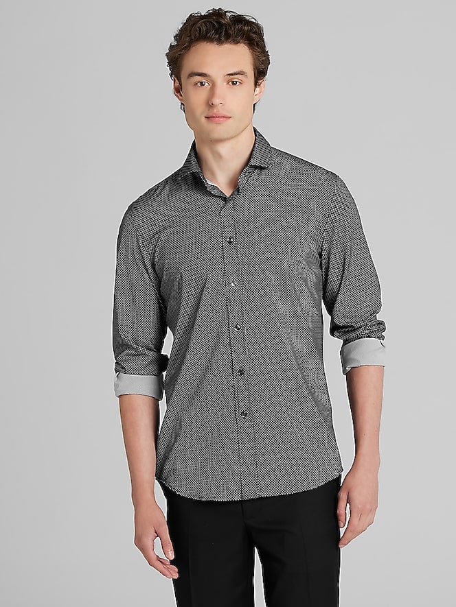 Awearness Kenneth Cole CHILLFLEX Slim Fit 4-way Stretch Button Up Shirt
