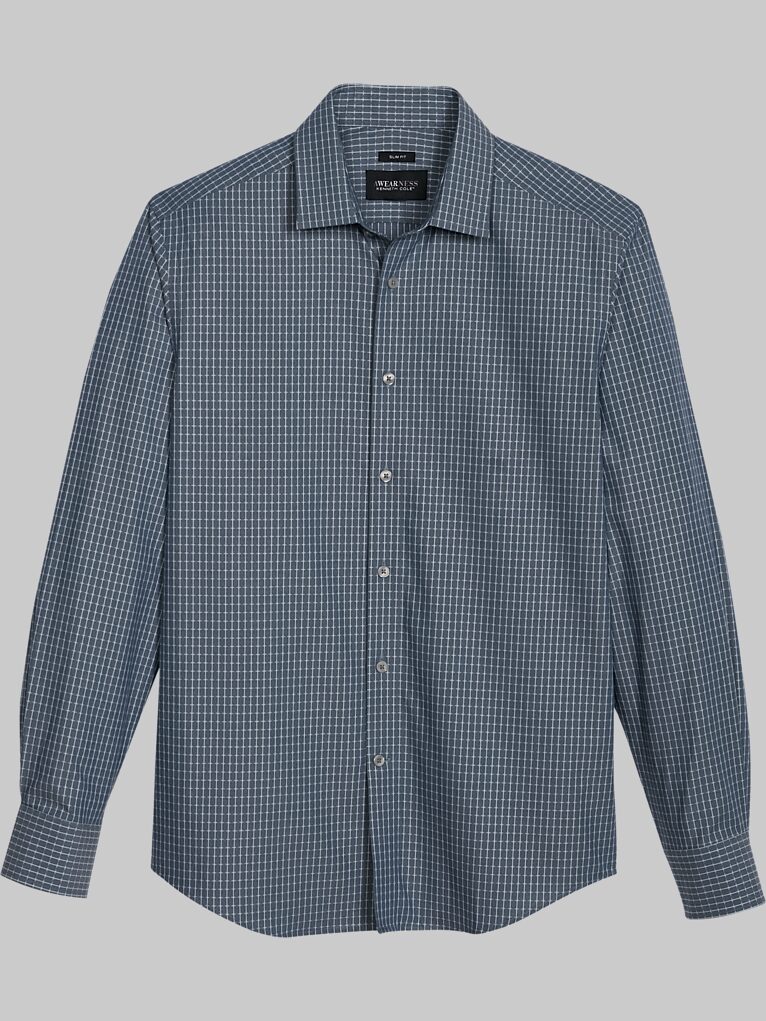 Awearness Cole Slim Fit Spread Collar Sport Shirt Sport