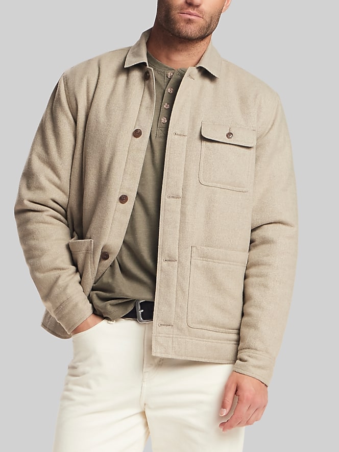 Weatherproof Vintage Regular Fit Faux Wool Padded Chore Coat