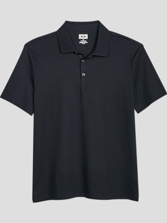 Slim Fit Ottoman Ribbed Polo