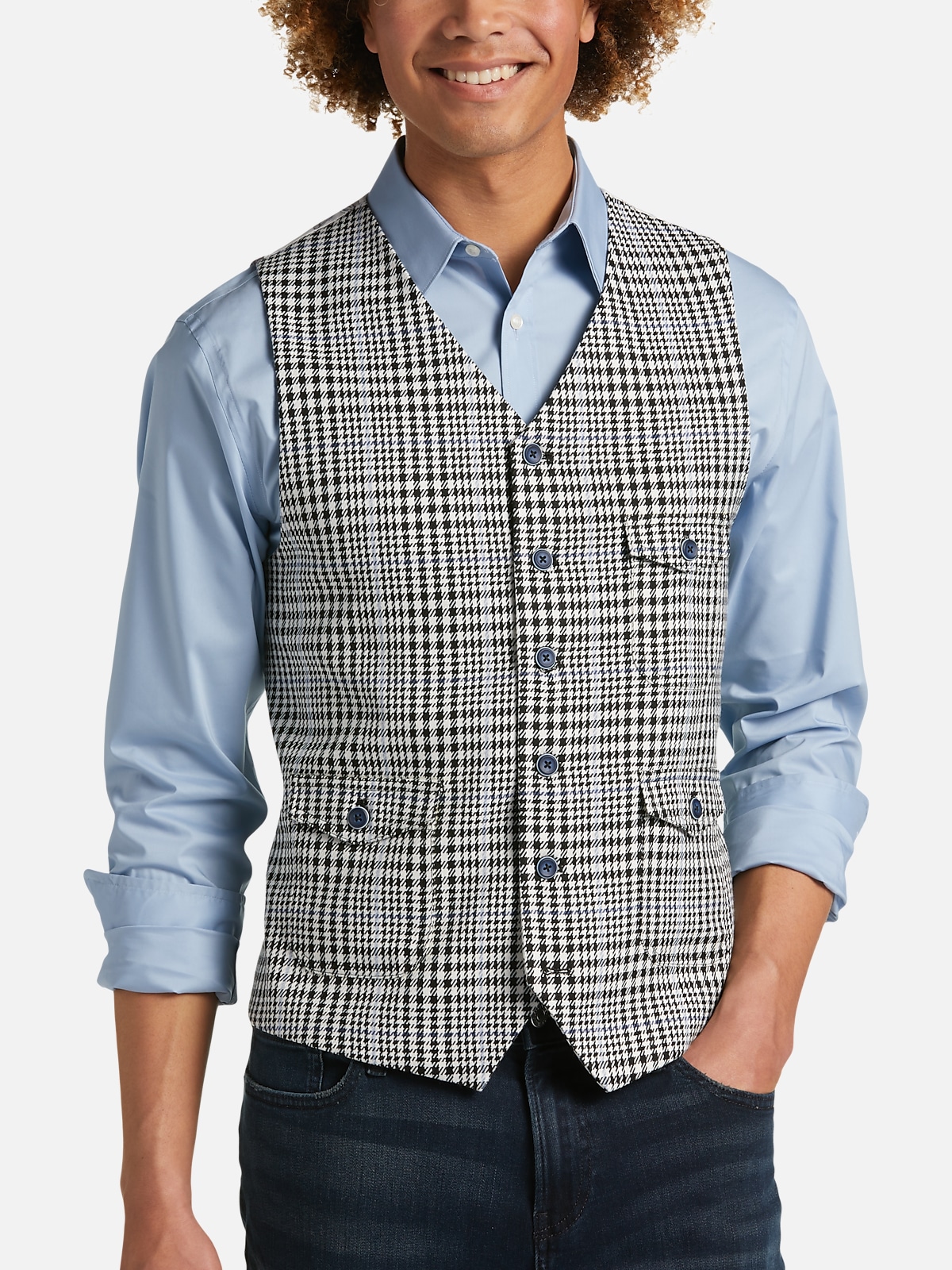 Paisley & Gray Slim Fit Vest | All Sale| Men's Wearhouse