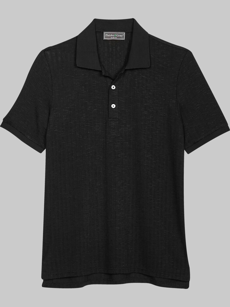 Paisley & Gray Slim Fit Polo Polo Shirts Men's Wearhouse