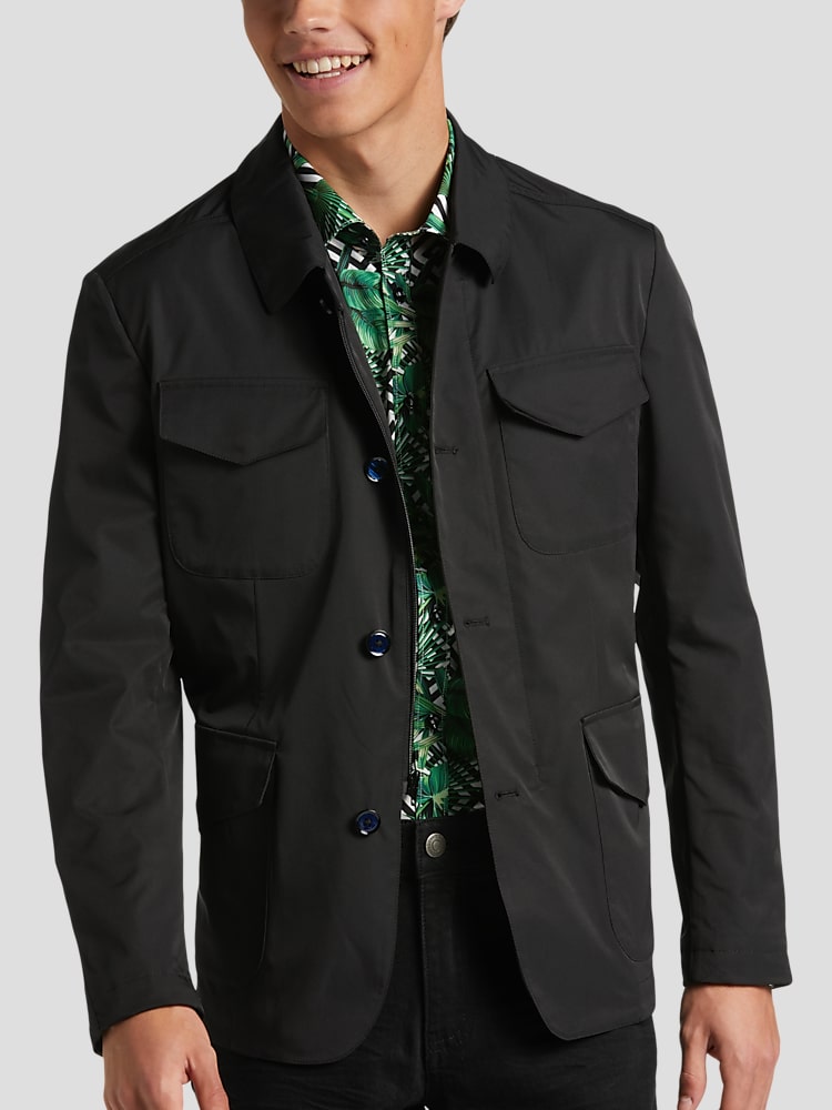 Slim fit casual jackets outlet