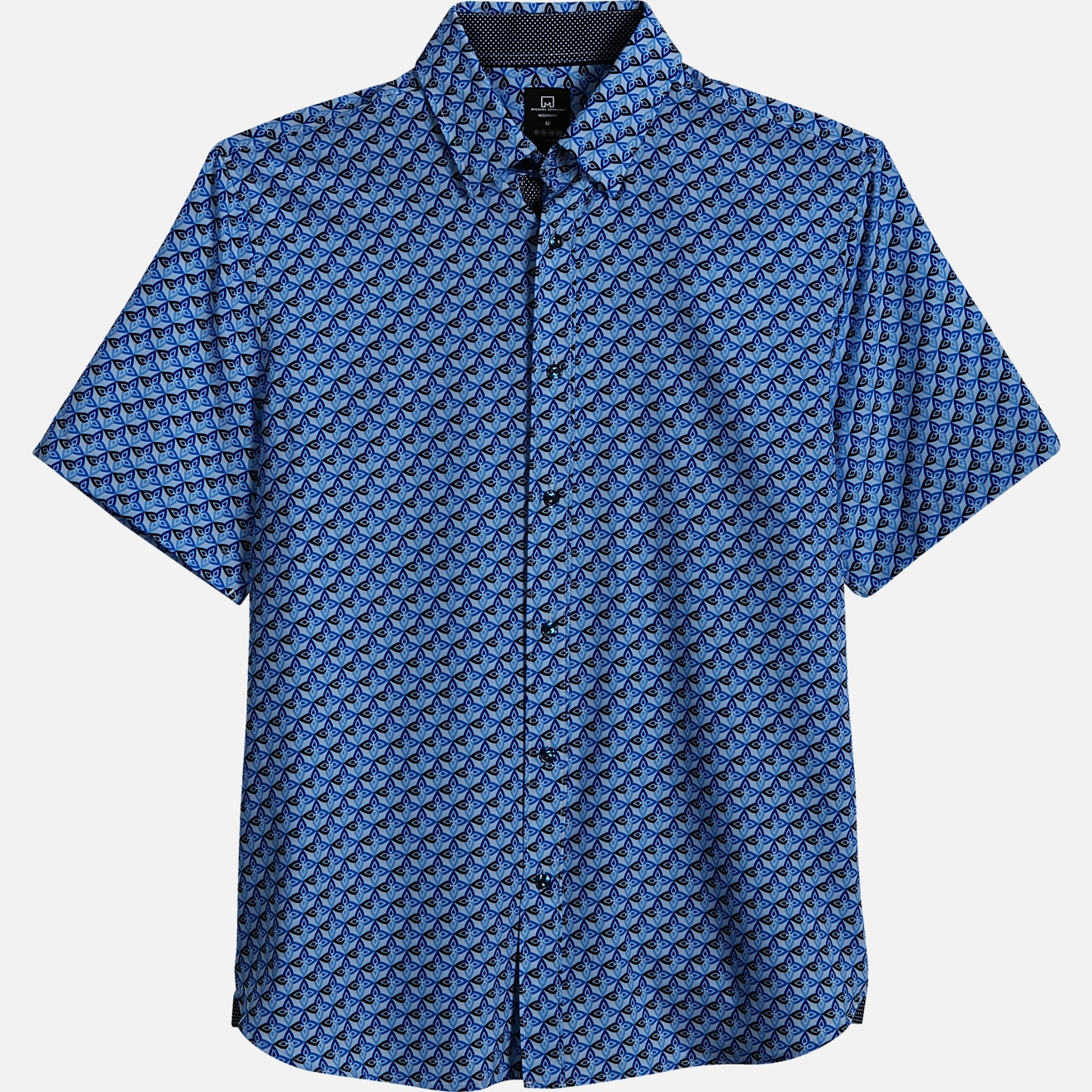 Michael Strahan Modern Fit Short Sleeve Sport Shirt, All Sale