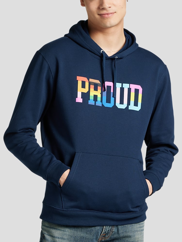 The Phluid Project Classic Fit Proud Graphic Hoodie All Sale