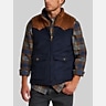 Weatherproof Vintage Mixed Media Suede Corduroy Western Vest