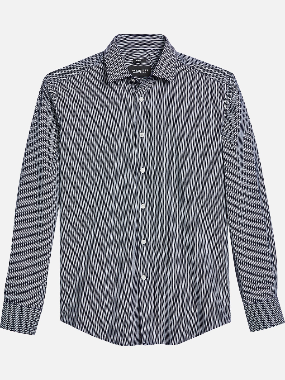 Awearness Kenneth Cole Slim Fit Spread Collar Sport Shirt | New ...