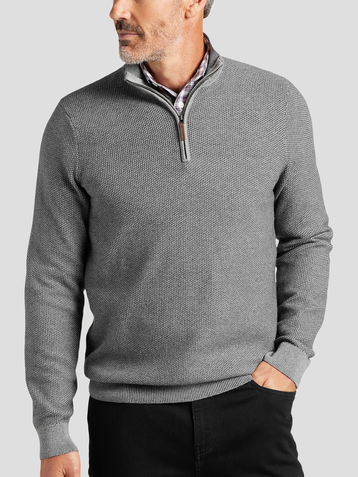 Joseph abboud quarter zip sweater on sale