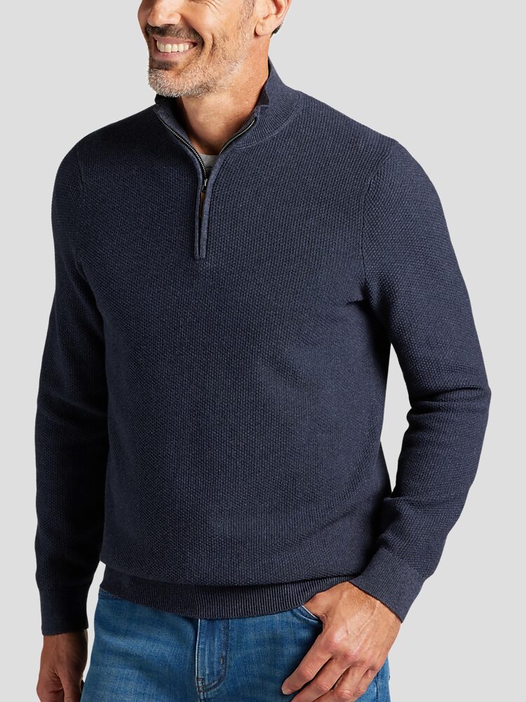 Joseph abboud quarter zip sweater outlet