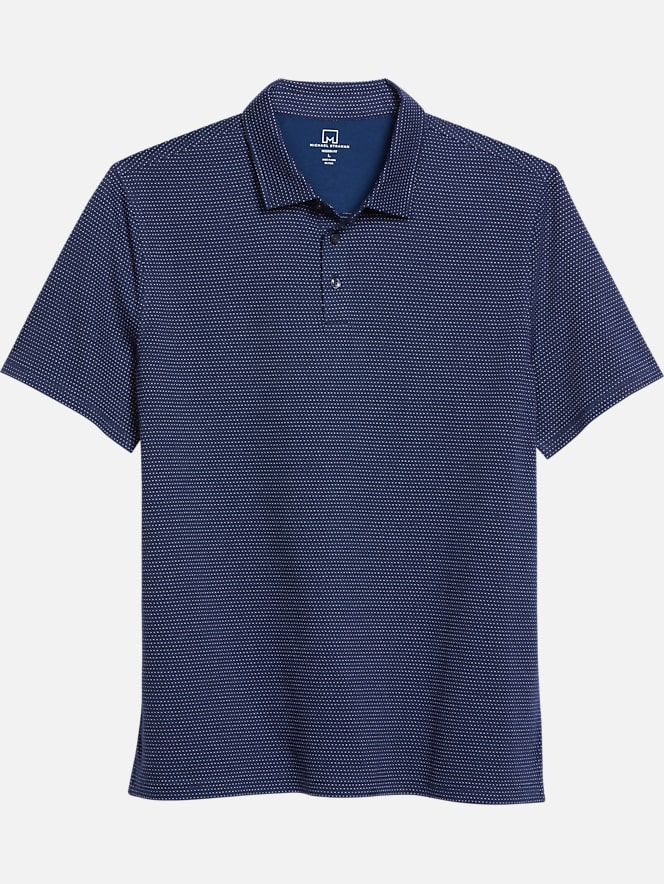 Michael Strahan Modern Fit Zip Polo All Clearance 3999 Mens Wearhouse 