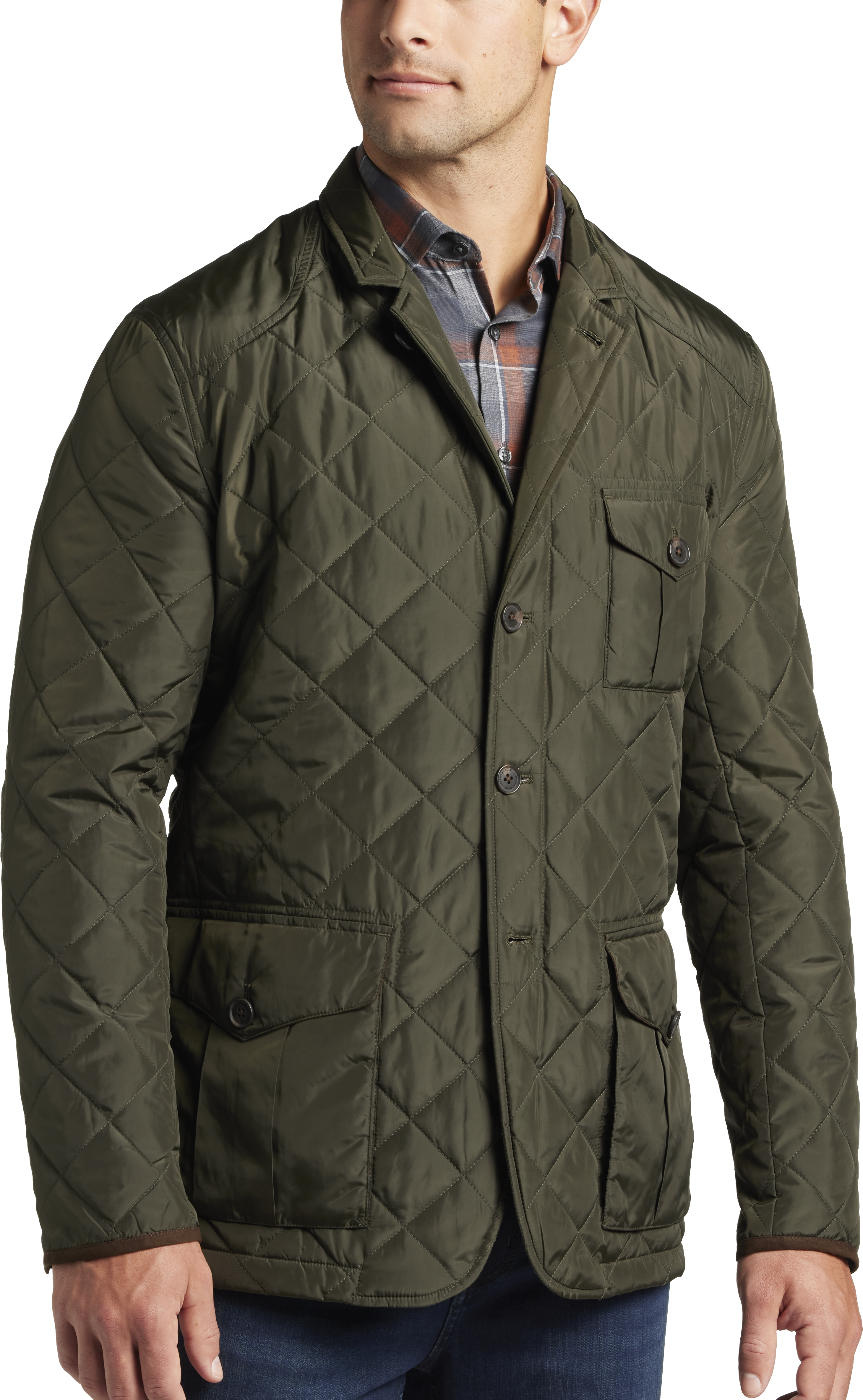 Joseph Abboud Modern Fit Quilted Hunting Jacket, All Sale