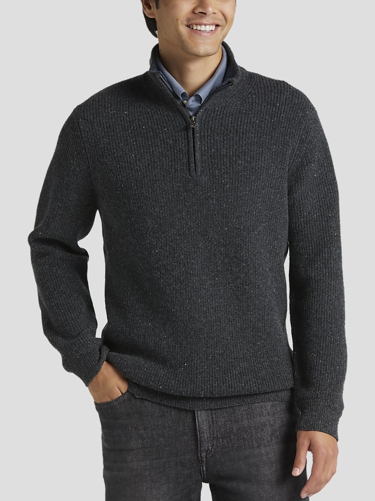 Joseph abboud quarter zip sweater store