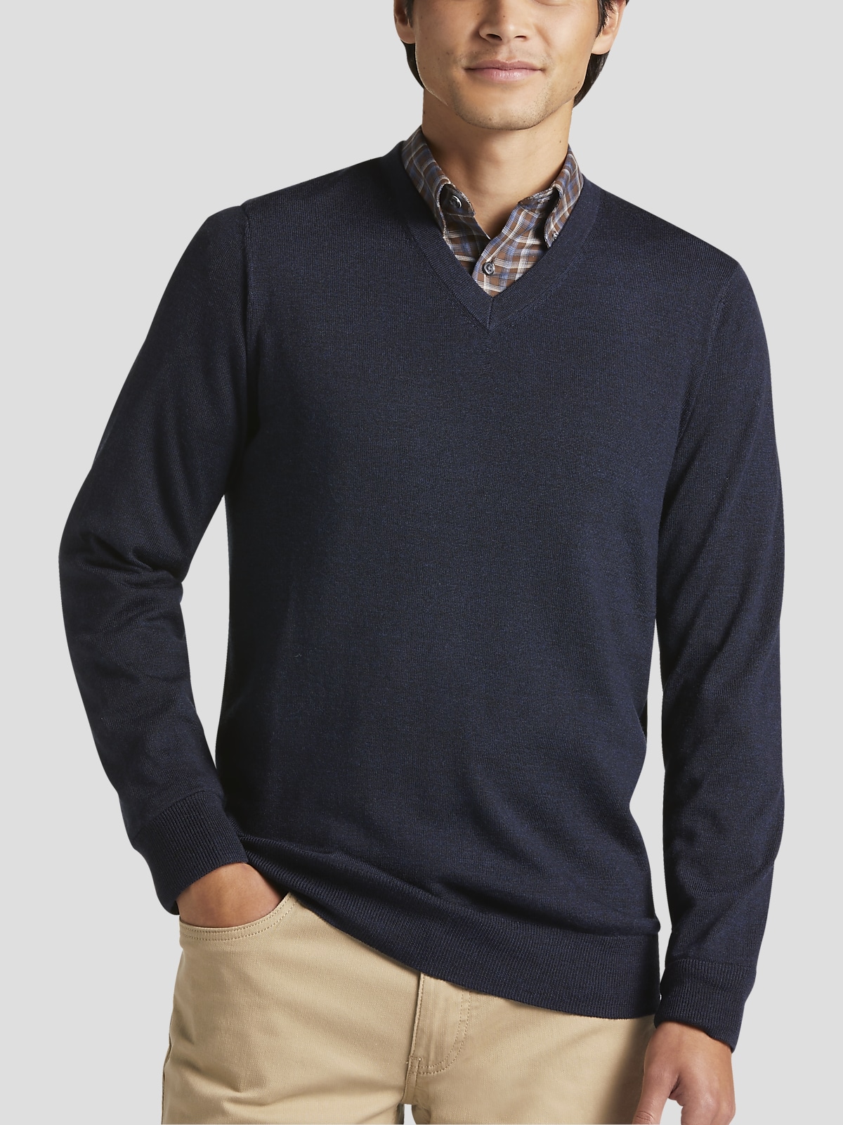 Joseph abboud v neck sweater clearance