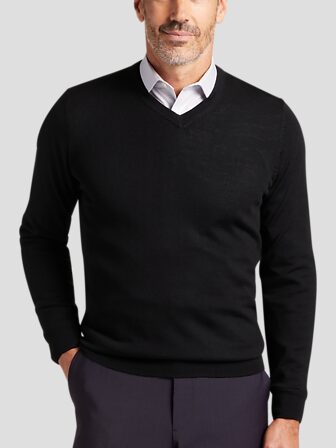 Men's V-Neck Sweaters, Big and Tall