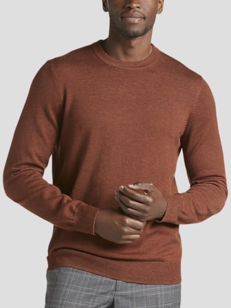 Orange Sweaters Men s Wearhouse