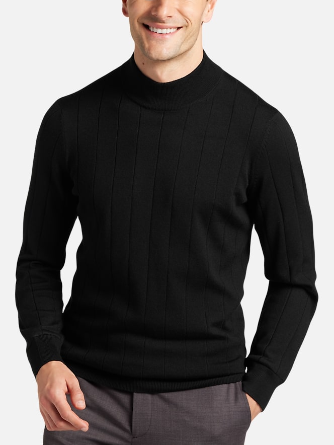 Joseph Abboud Modern Fit Mock Neck Merino Wool Sweater | All Clearance ...