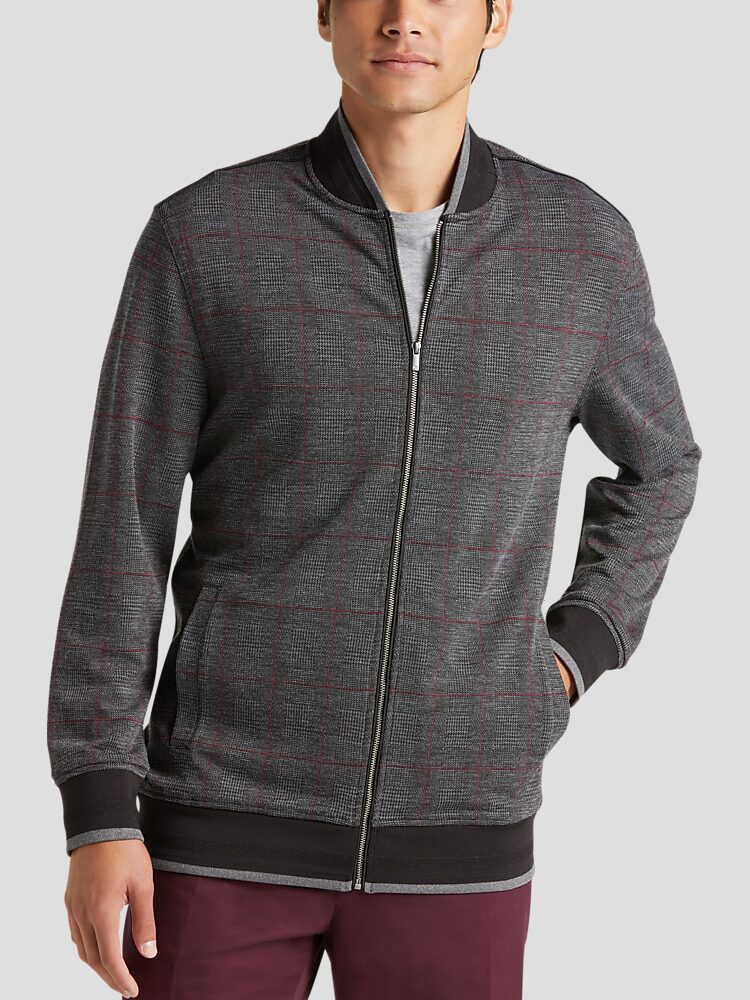 Zipper front sweaters sale