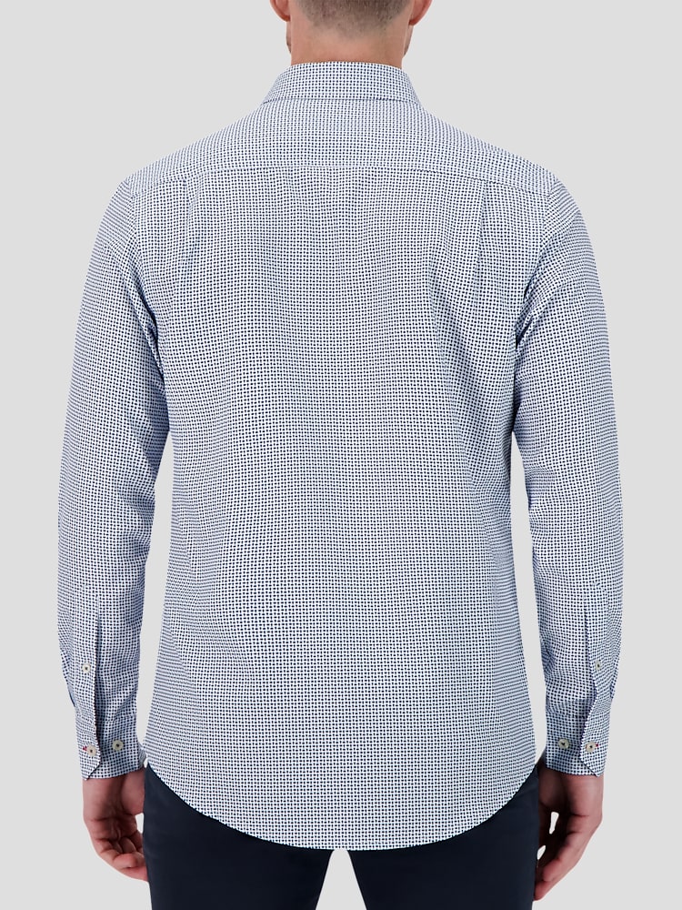 Report Collection Modern Fit 4-Way Stretch Long Sleeve Sport Shirt