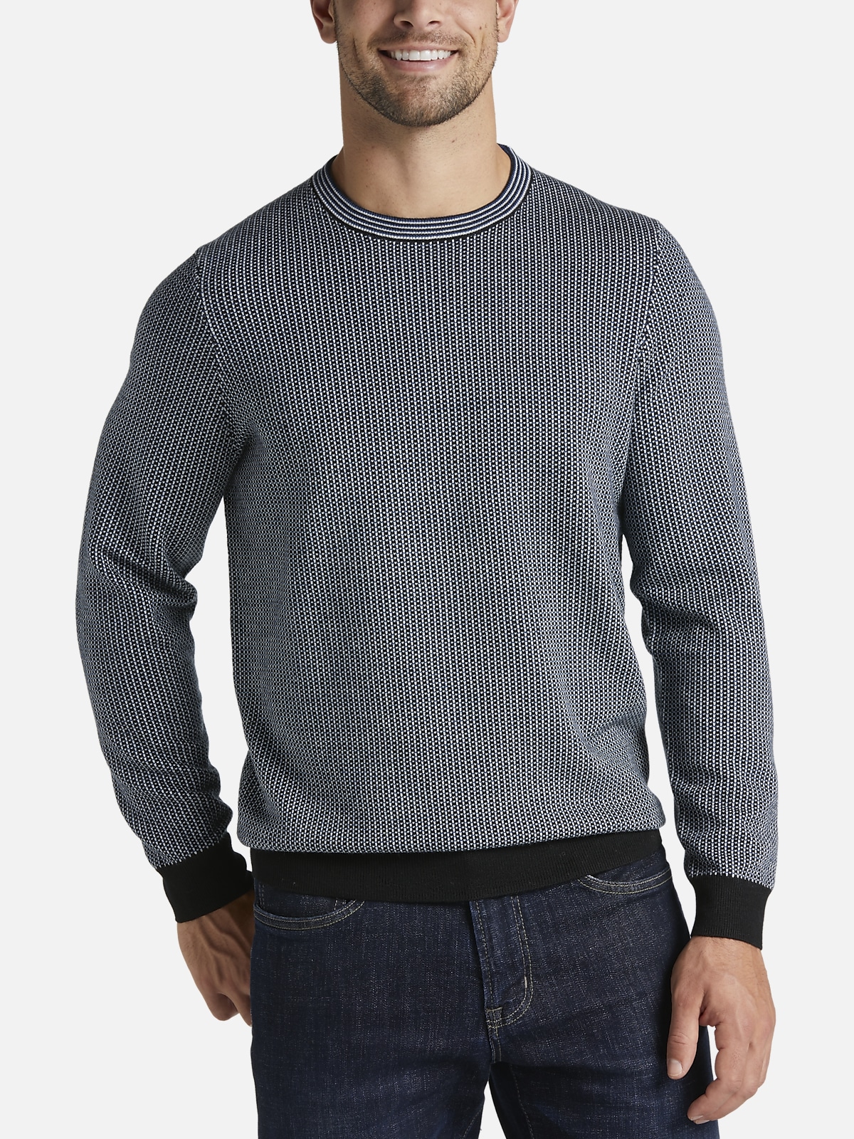 Michael Brandon Sweater Men's XXL 2XL Brown Long Sleeves V Neck Knit Fall  Winter