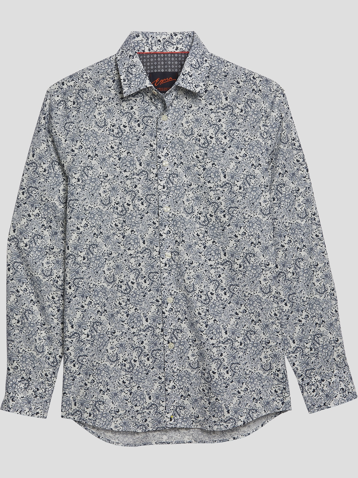 Egara Slim Fit Floral Sport Shirt All Sale Men s Wearhouse