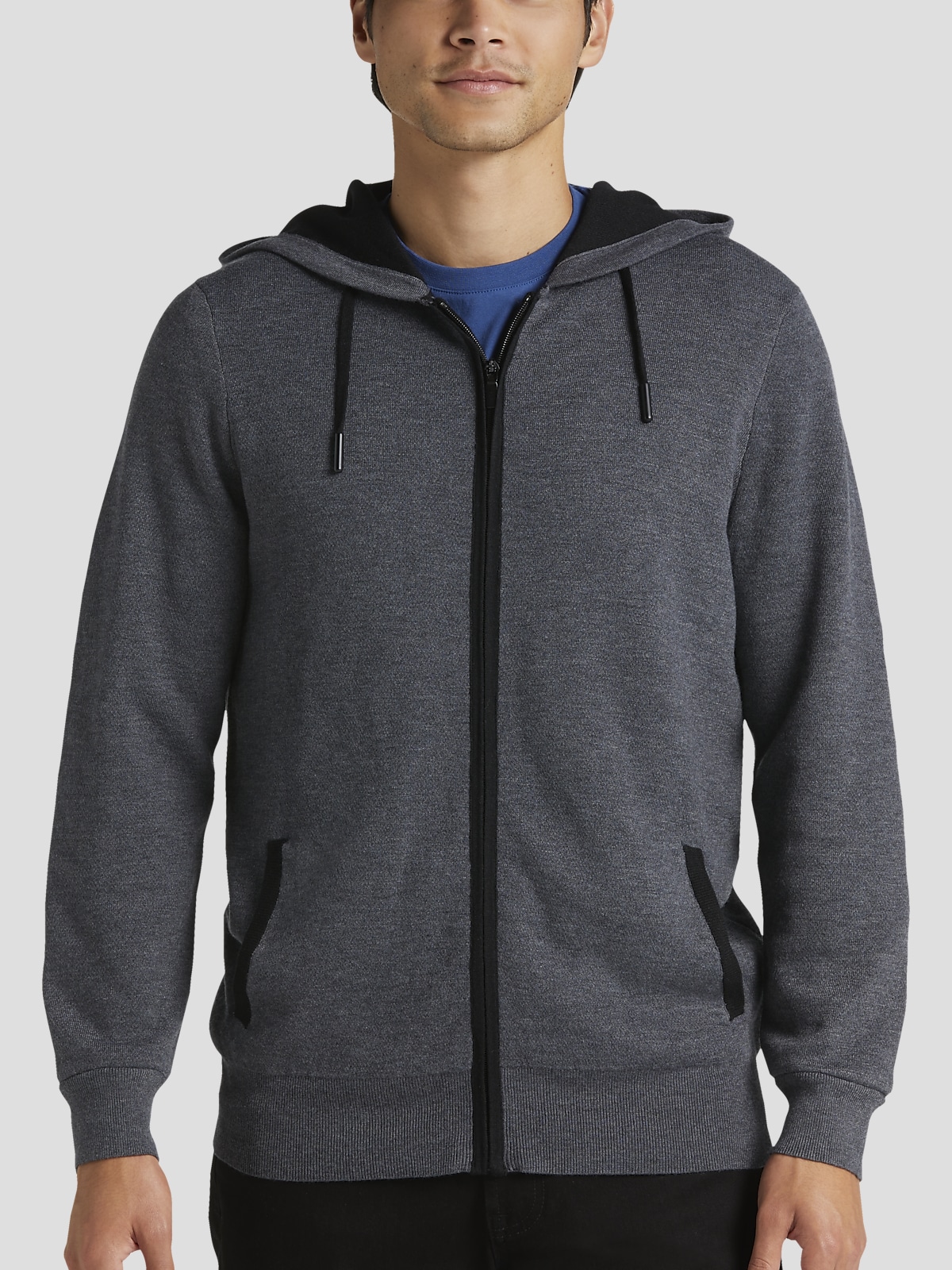 Awearness Kenneth Cole Slim Fit Zip Hoodie | All Sale| Men's Wearhouse