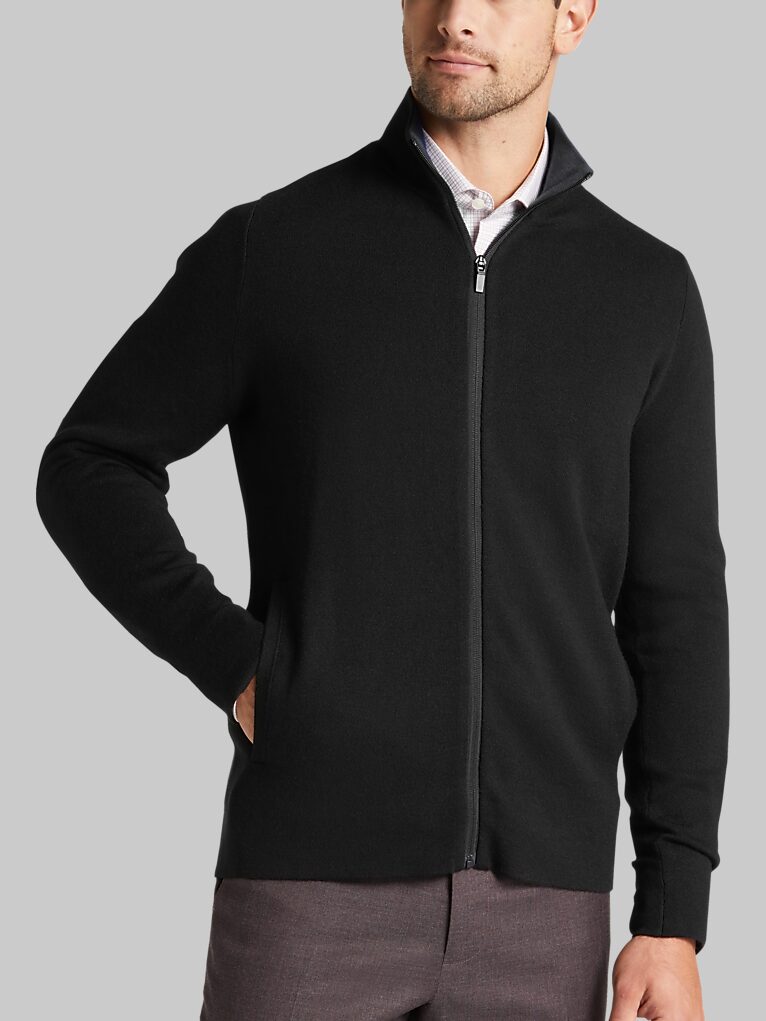 Awearness Cole Slim Fit Full Zip Sweater All Clearance 39.99