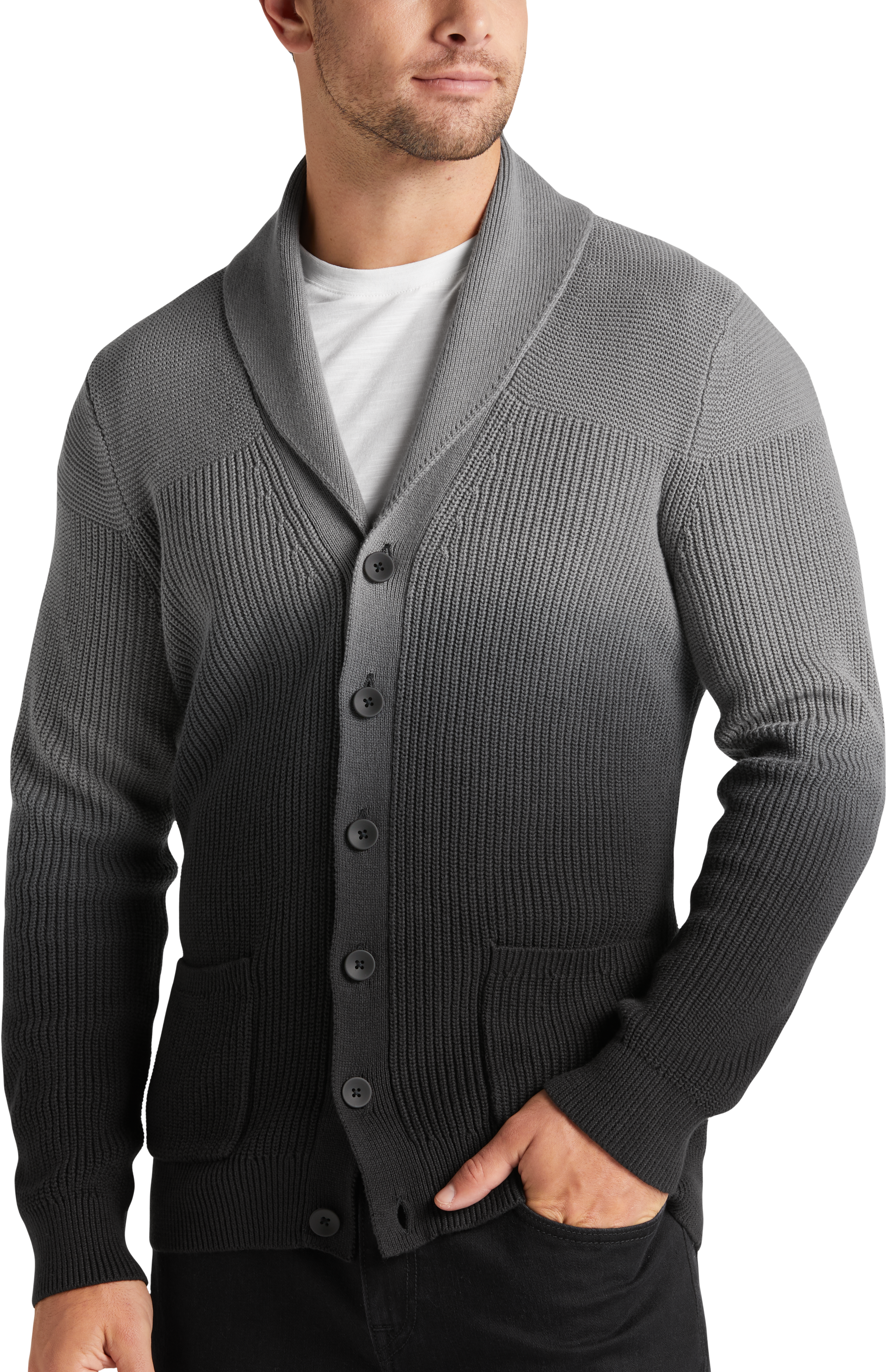 Awearness Kenneth Cole Slim Fit Shawl Collar Cardigan, All Sale