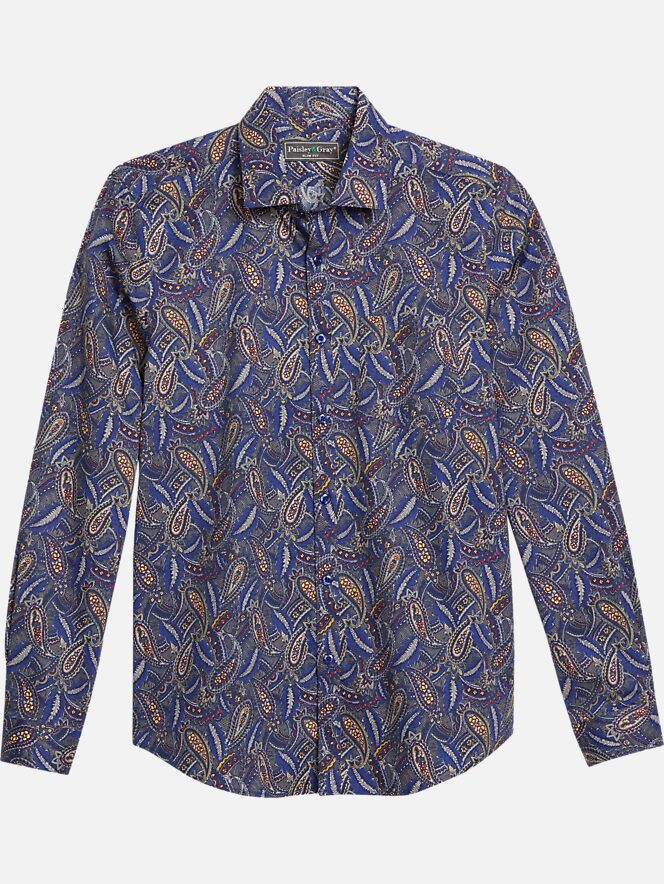 Paisley & Gray Paisley Casual Button Up Shirt | Sport Shirts | Men's ...