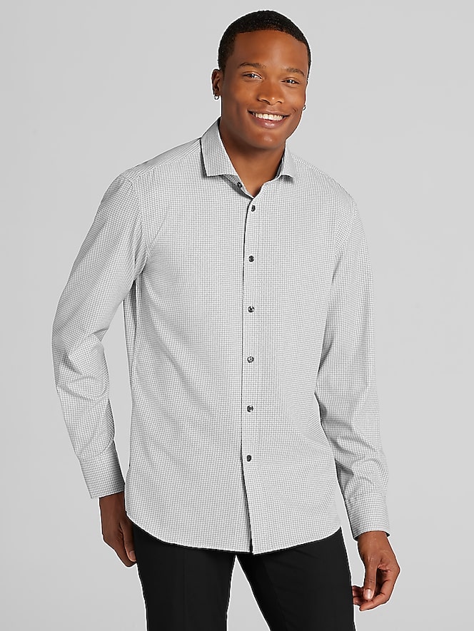 Awearness Kenneth Cole CHILLFLEX Slim Fit 4-Way Stretch Button Up Shirt