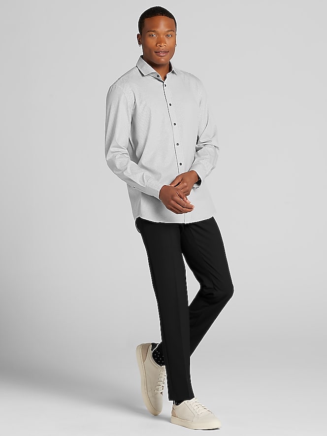 Awearness Kenneth Cole CHILLFLEX Slim Fit 4-Way Stretch Button Up Shirt