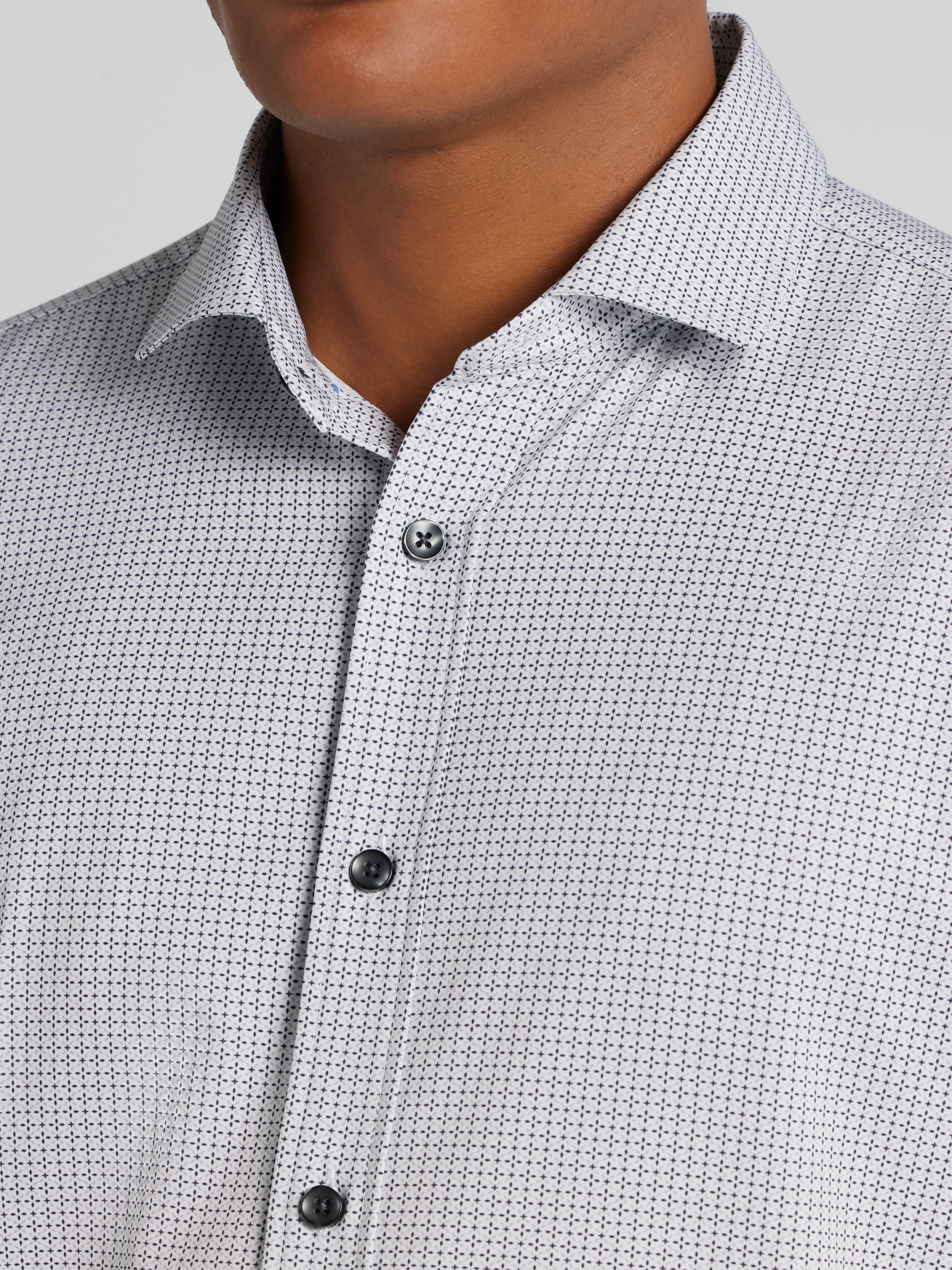 CHILLFLEX Slim Fit 4-Way Stretch Button Up Shirt