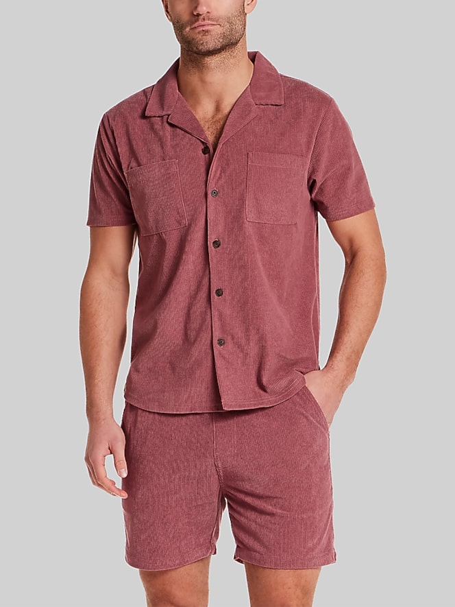 Weatherproof Vintage Regular Fit Corduroy Camp Shirt