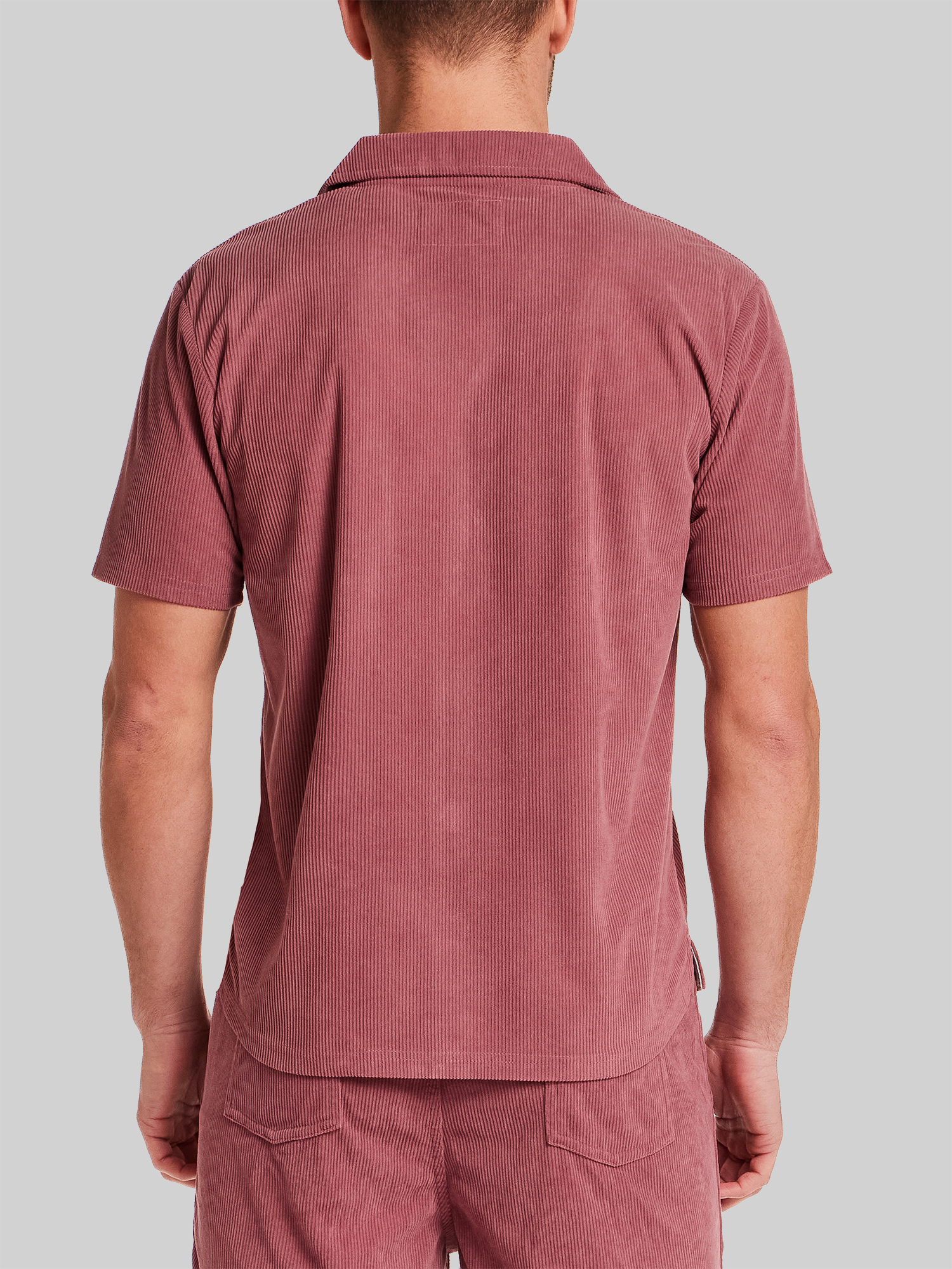Regular Fit Corduroy Camp Shirt