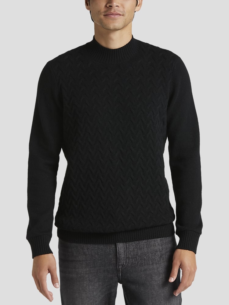 Men's wearhouse mock turtleneck hotsell