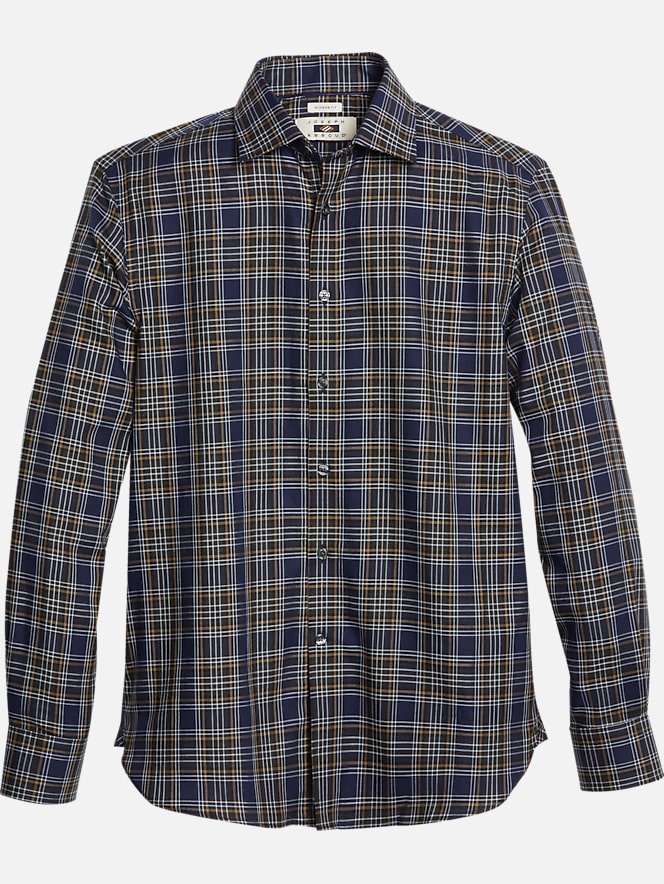 Joseph Abboud Modern Fit Twill Sport Shirt | All Clearance $39.99| Men ...