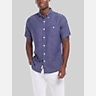 Weatherproof Vintage Regular Fit Mixy Solid Woven Short Sleeve Shirt
