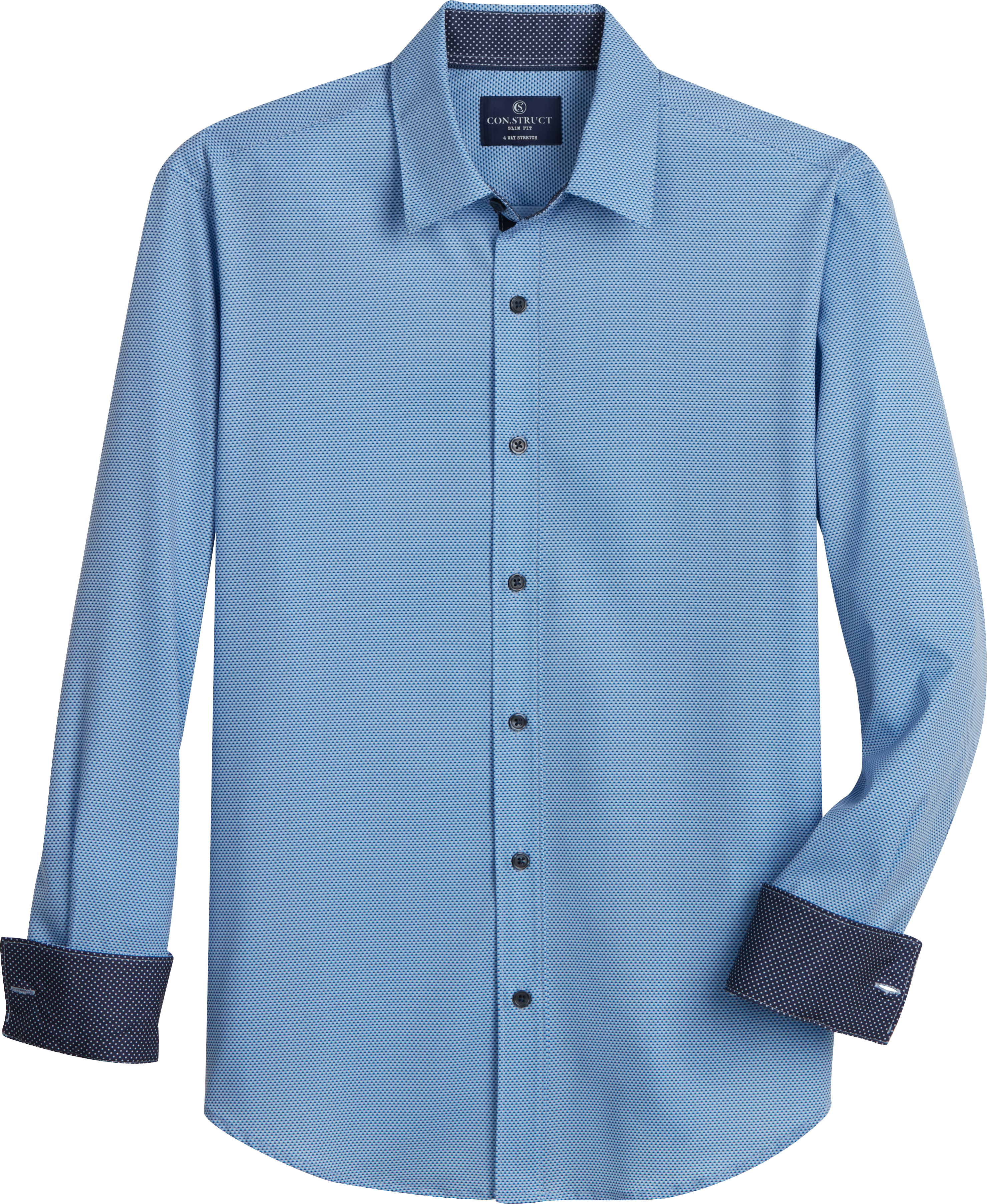 Con.Struct Slim Fit Performance 4-Way Stretch Sport Shirt | Sport Shirts |  Men's Wearhouse