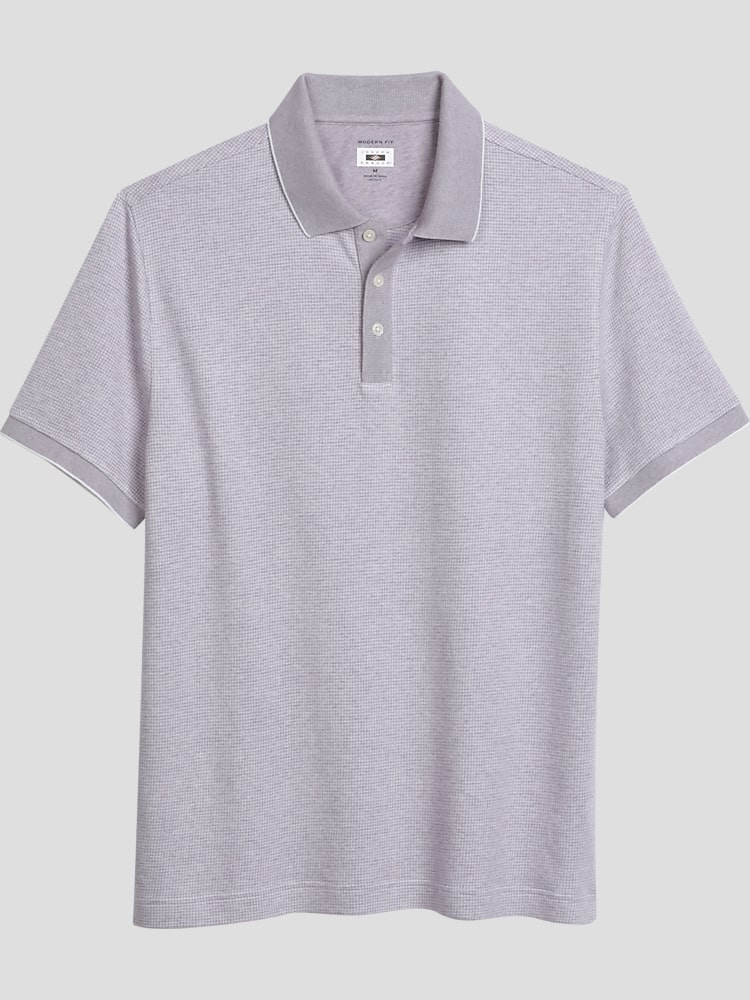Joseph Abboud Modern Fit Jacquard Polo | Polo Shirts | Men's