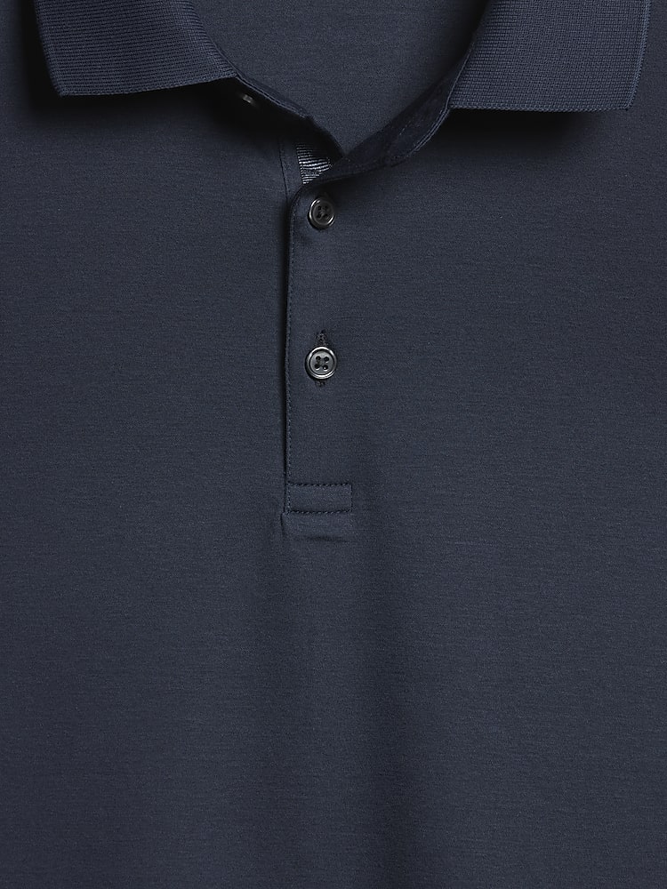 Joseph Abboud Modern Fit Luxe Cotton Polo, Navy - Blue | Polo