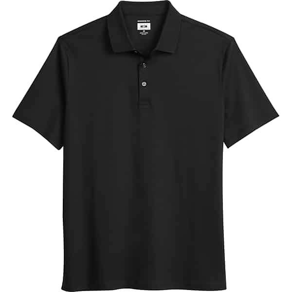 Joseph Abboud Big & Tall Mens Modern Fit Luxe Cotton Polo Black - Size: XXL