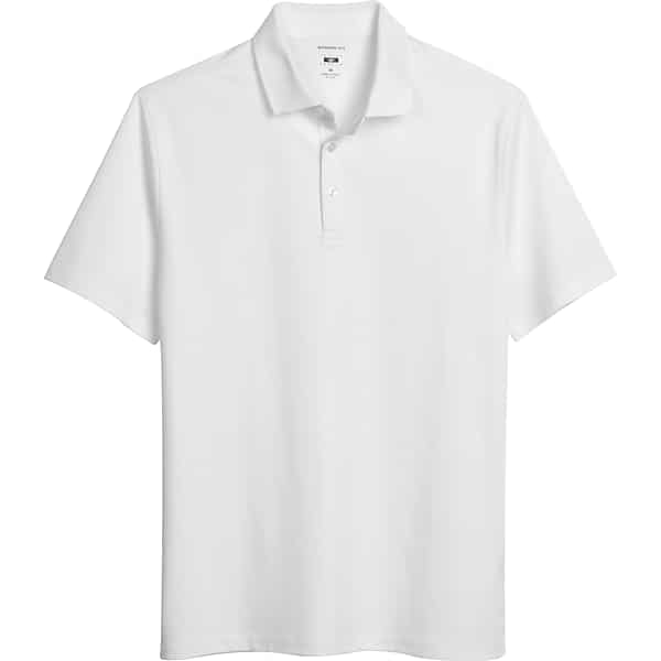 Joseph Abboud Men's Modern Fit Luxe Cotton Polo White - Size: 3X TMW6PW250310