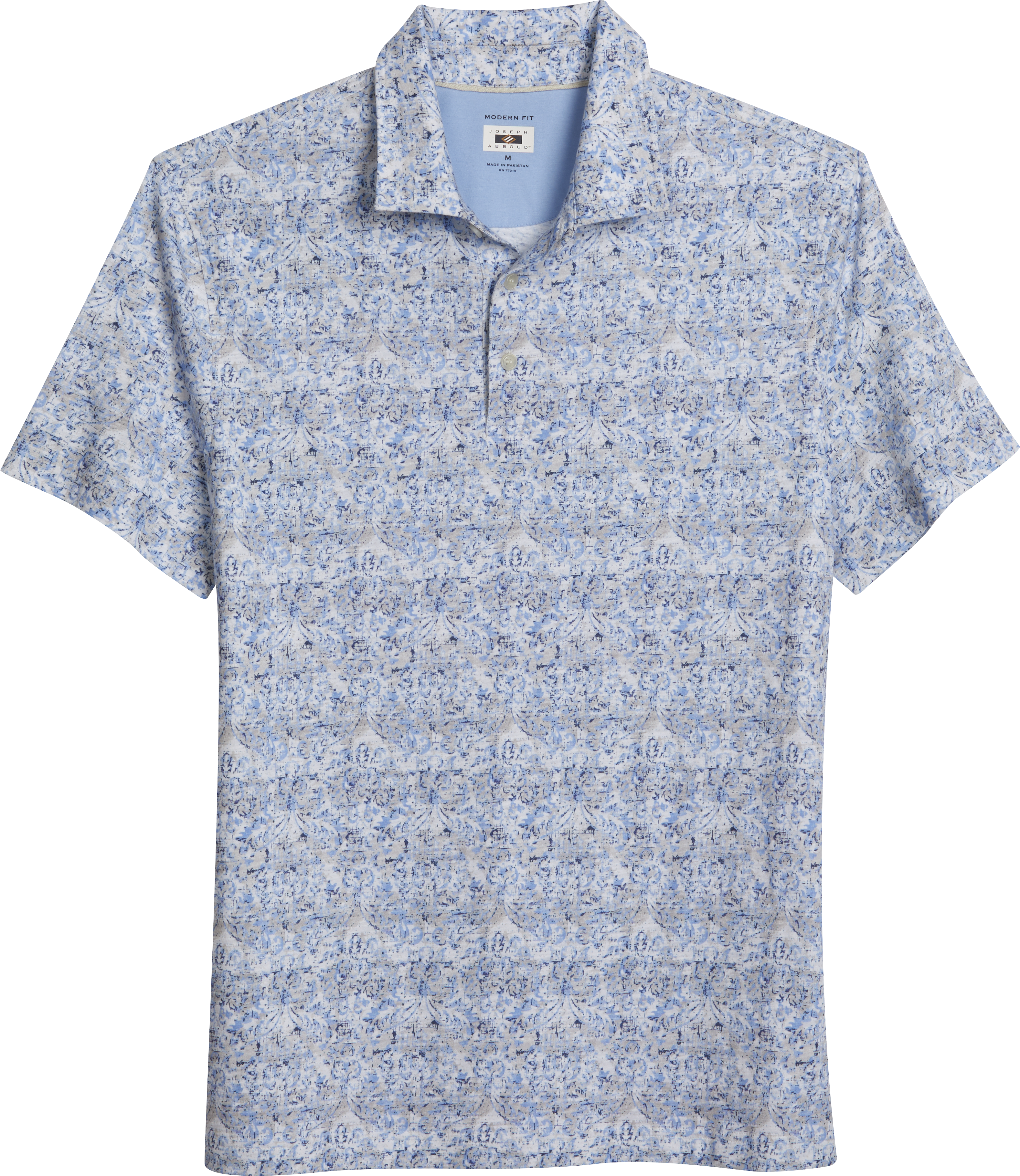 Modern Fit Tapestry Print Polo